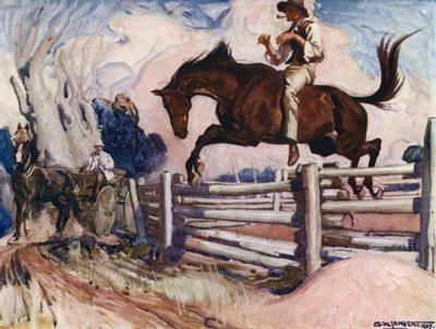 オーストラリアの帝国のロマンスのイラスト 作： George Washington Lambert